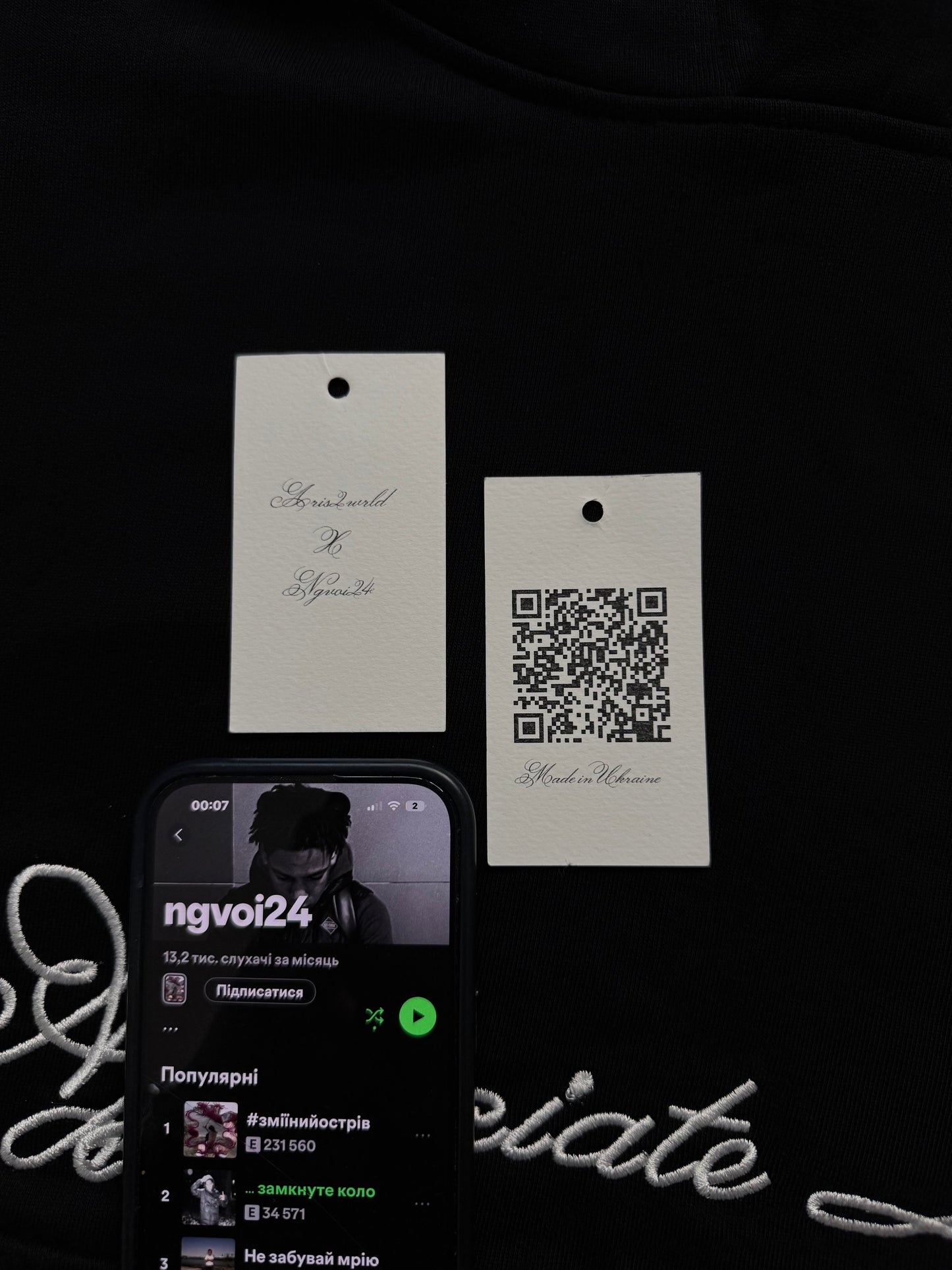 ARIS2WRLD x NGVOI24 HOODIE