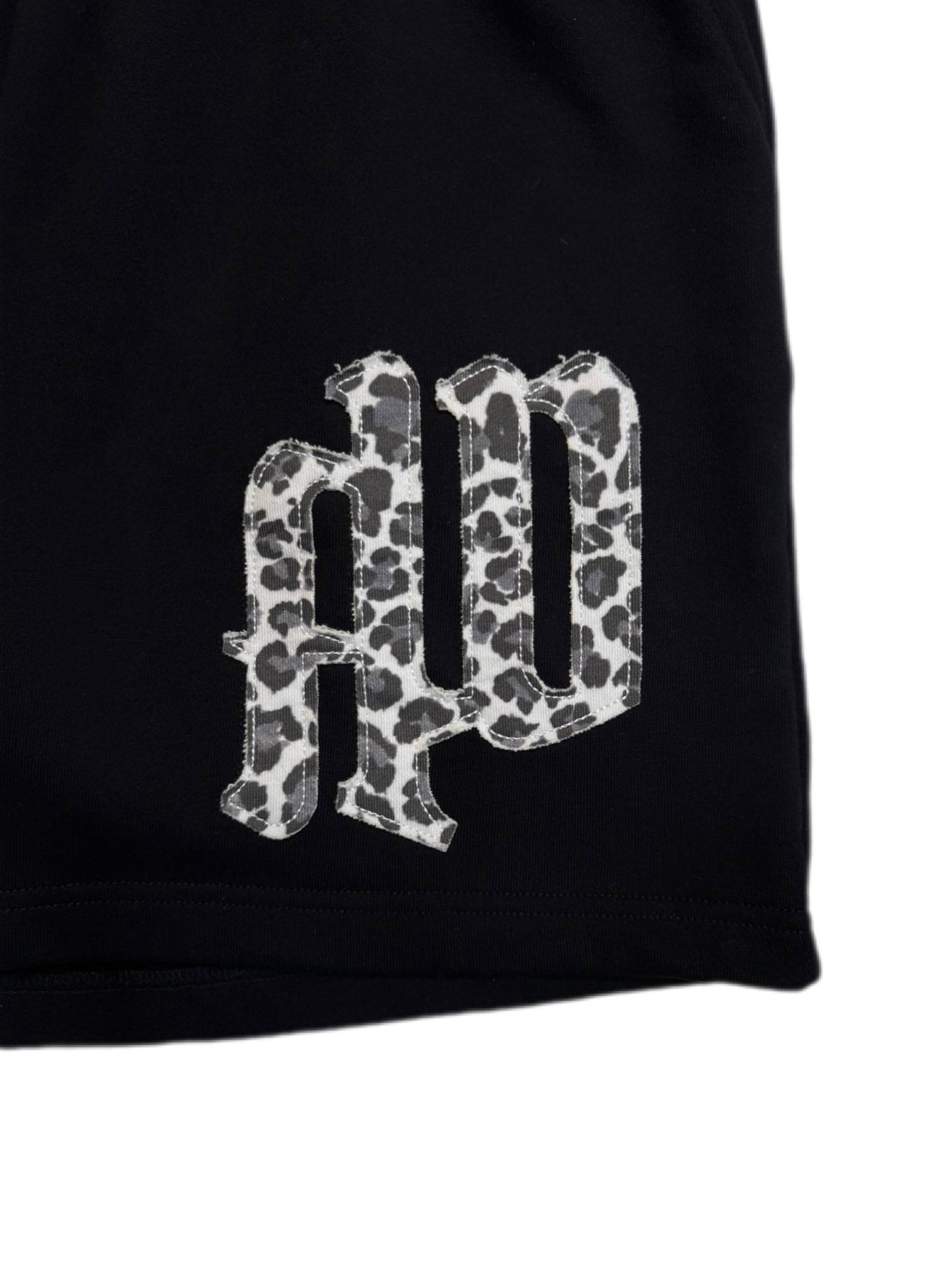 Aris2wrld DoubleWaist Leo Shorts Black