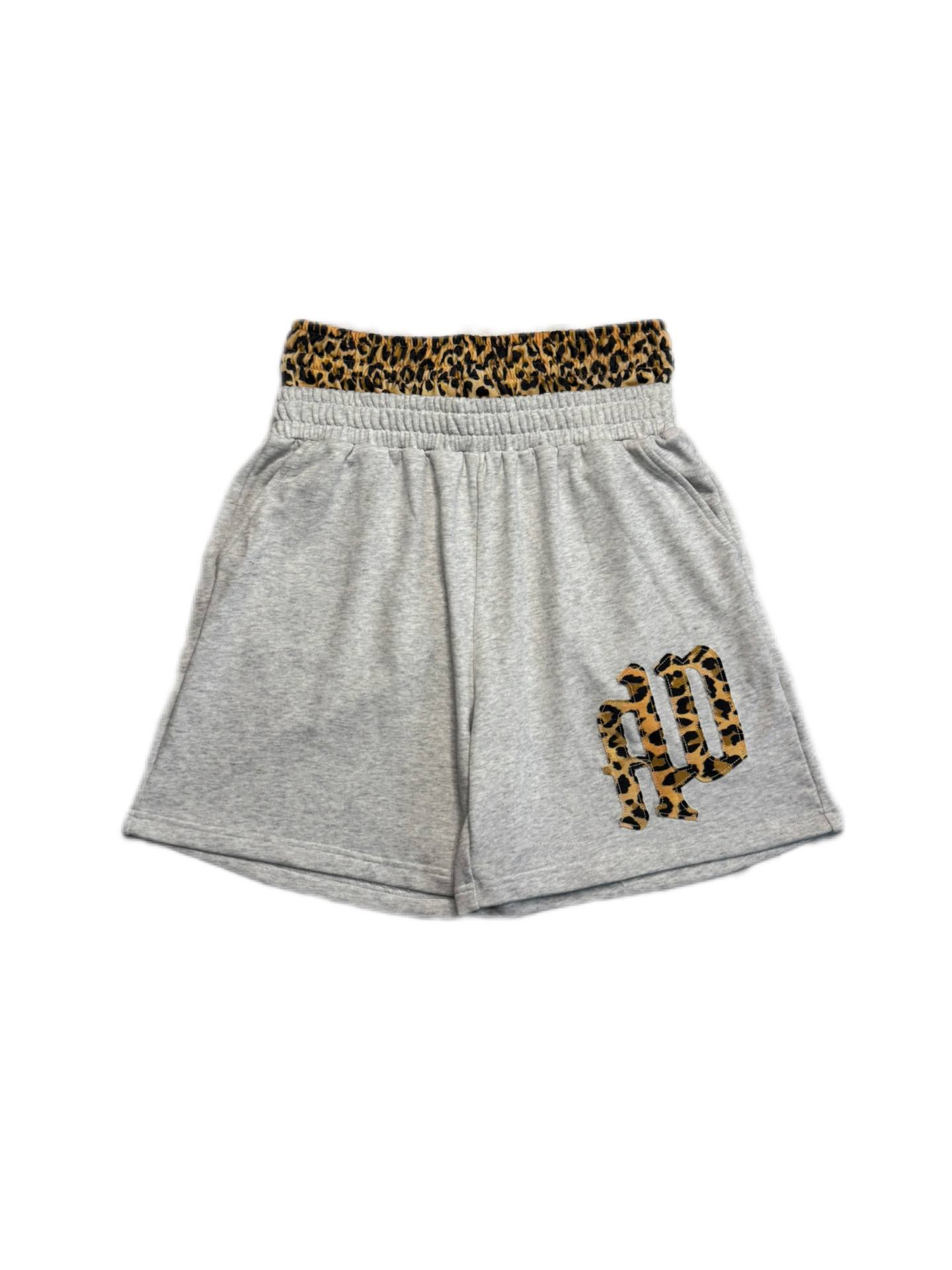 Aris2wrld DoubleWaist Leo Shorts Grey