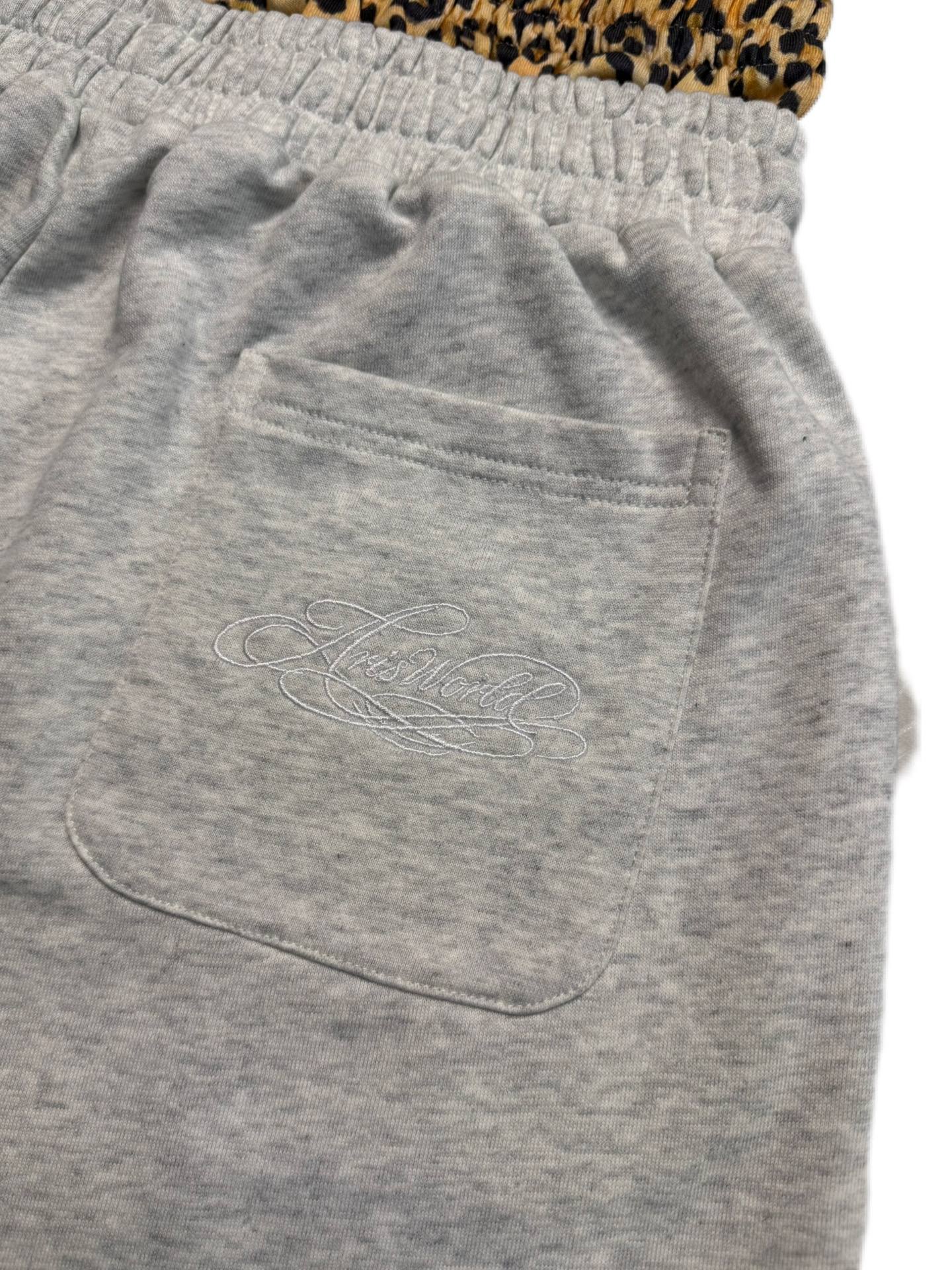 Aris2wrld DoubleWaist Leo Shorts Grey