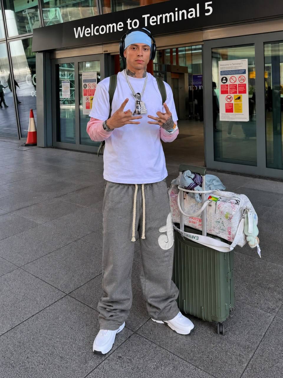 ARIS2WRLD ROPE PANTS GREY