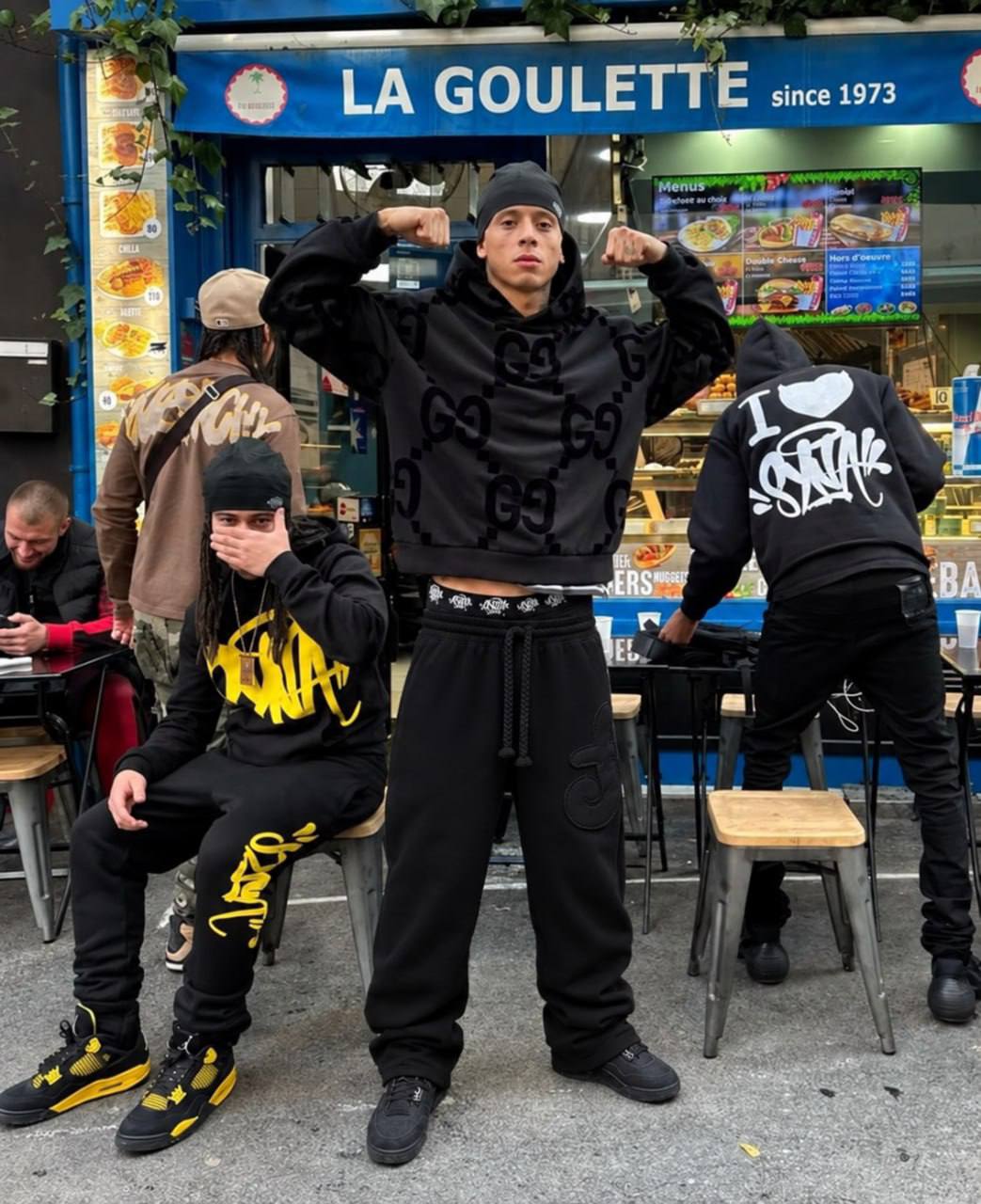 ARIS2WRLD ROPE PANTS FULL BLACK